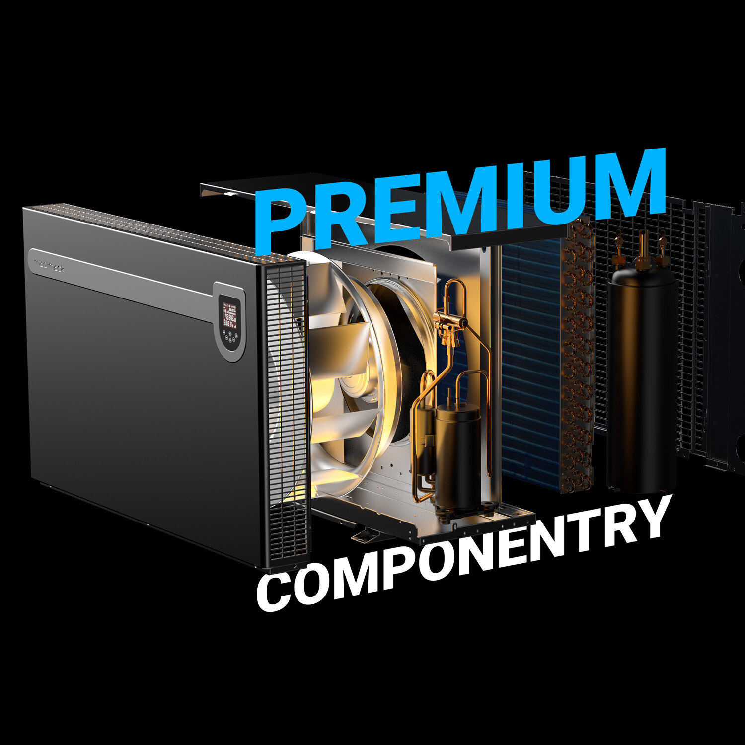 World’s Most Efficient, Quietest, Best Performing Pool Heat Pump Madimack